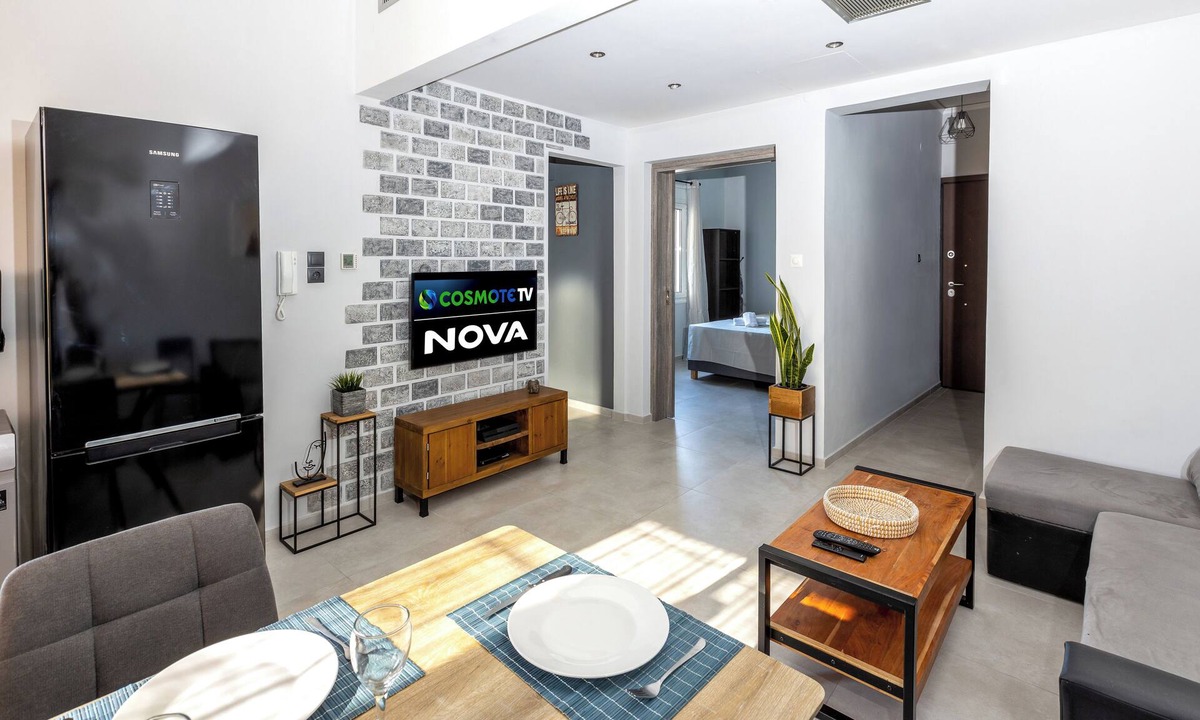 Chios Apartment | 360view - Penthouse apartment - large terrace - 5min from center