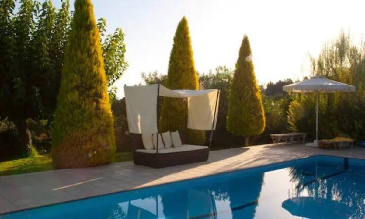 Roustika Villa | Abelos: Stonehouse Haven with Private Pool