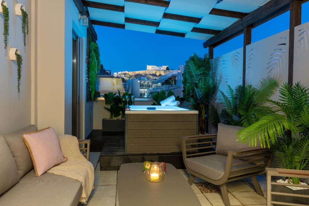 Kinosargous Apartment | Acropolis View & Spa Penthouse apartment