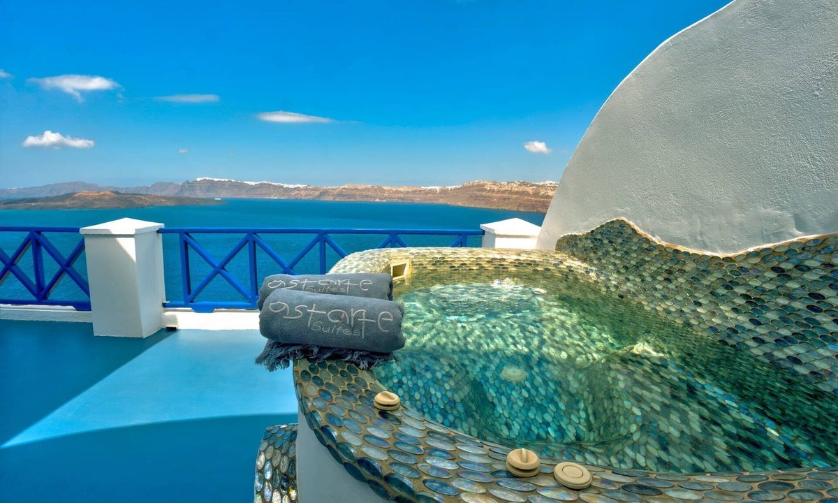 Akrotiri Apartment | Althene Suite, Divine Sea and Caldera Views,Furnished Balcony, Indoor Jacuzzi