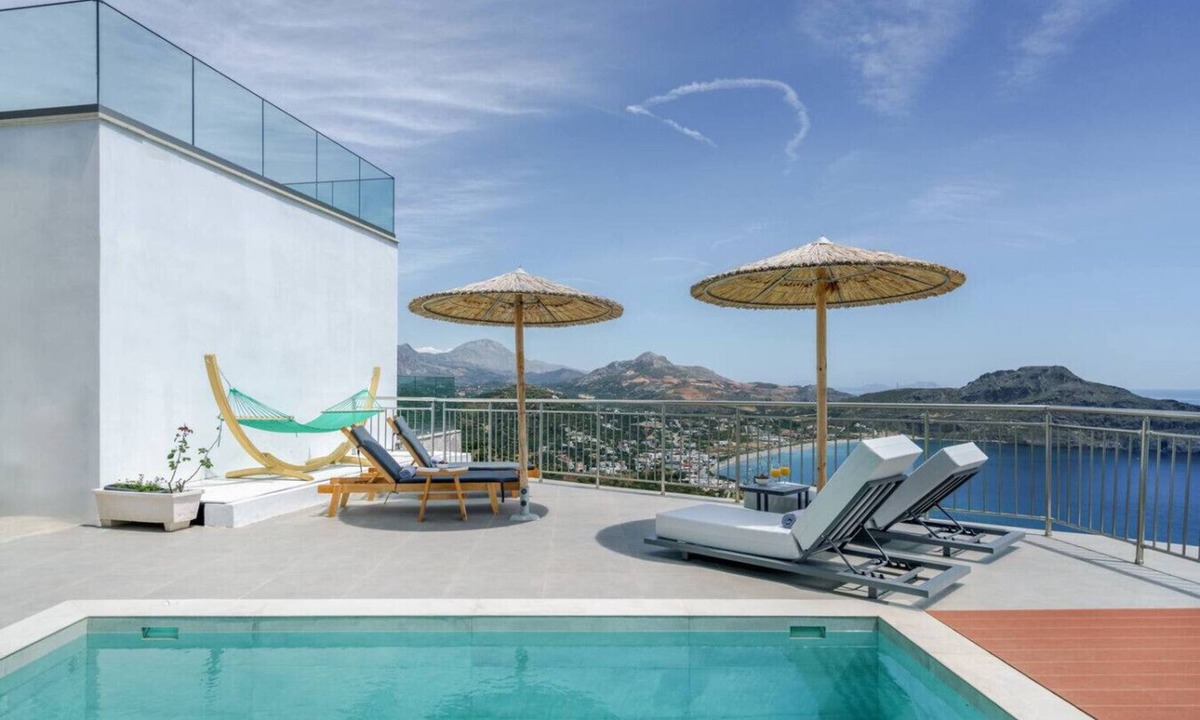 Plakias Villa | Amazing Seaview with Private Pool & BBQ in Plakias
