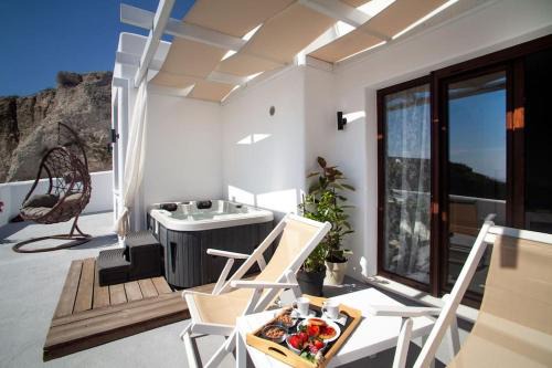 Megalochori Villa | Amazing Vineyard View Luxury Villa with juccuzi!