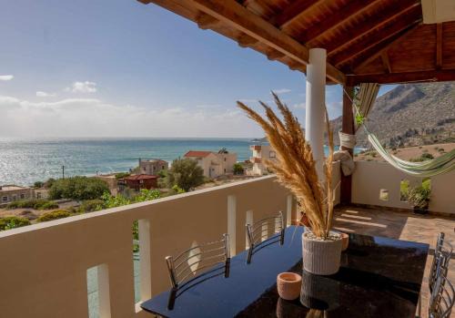 Gortyna Apartment | Anna Maria apartment with a spectacular sea view near the beach