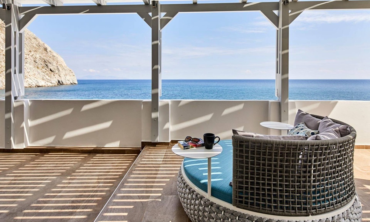 Perissa Villa | Awesome Santorini Villa | Bliss Cove Villa | 2 Bedrooms | Outstanding Sea Views