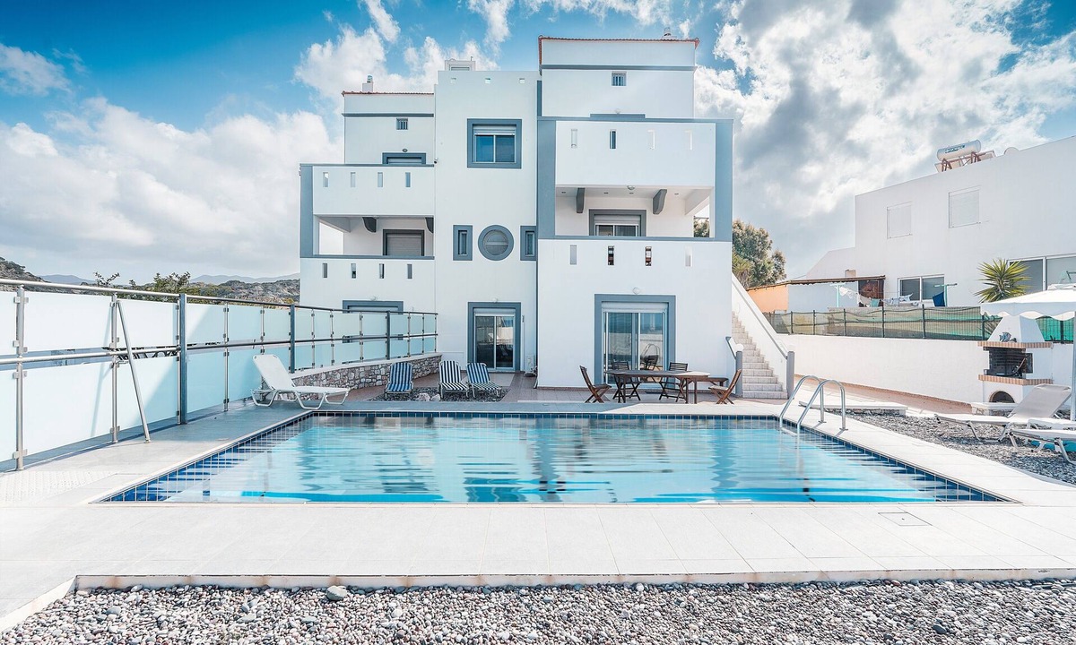 South Rhodes Apartment | Blue Pearl Apolakkia 2: Shared Pool, Terrace, and Wi-Fi