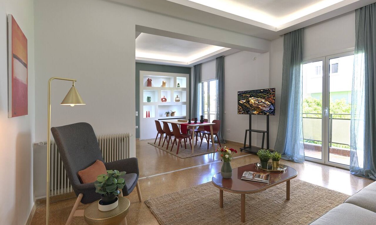 Athens Apartment | Diagora1 Stylish Sanctuary: Pangrati Gem Refurbish