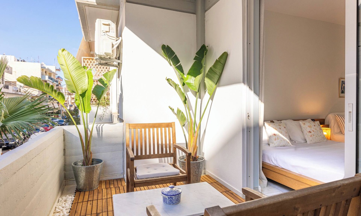 Heraklion Apartment | Euphoria Zen Veranda | Natural Living | Urban Stay
