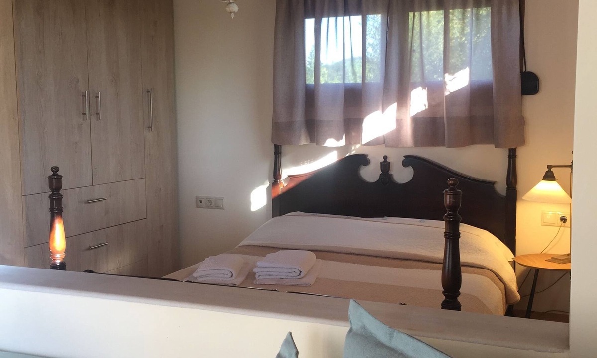 Pyrgos Apartment | Genari Beach Apartments – Garden View House with Partial Sea View