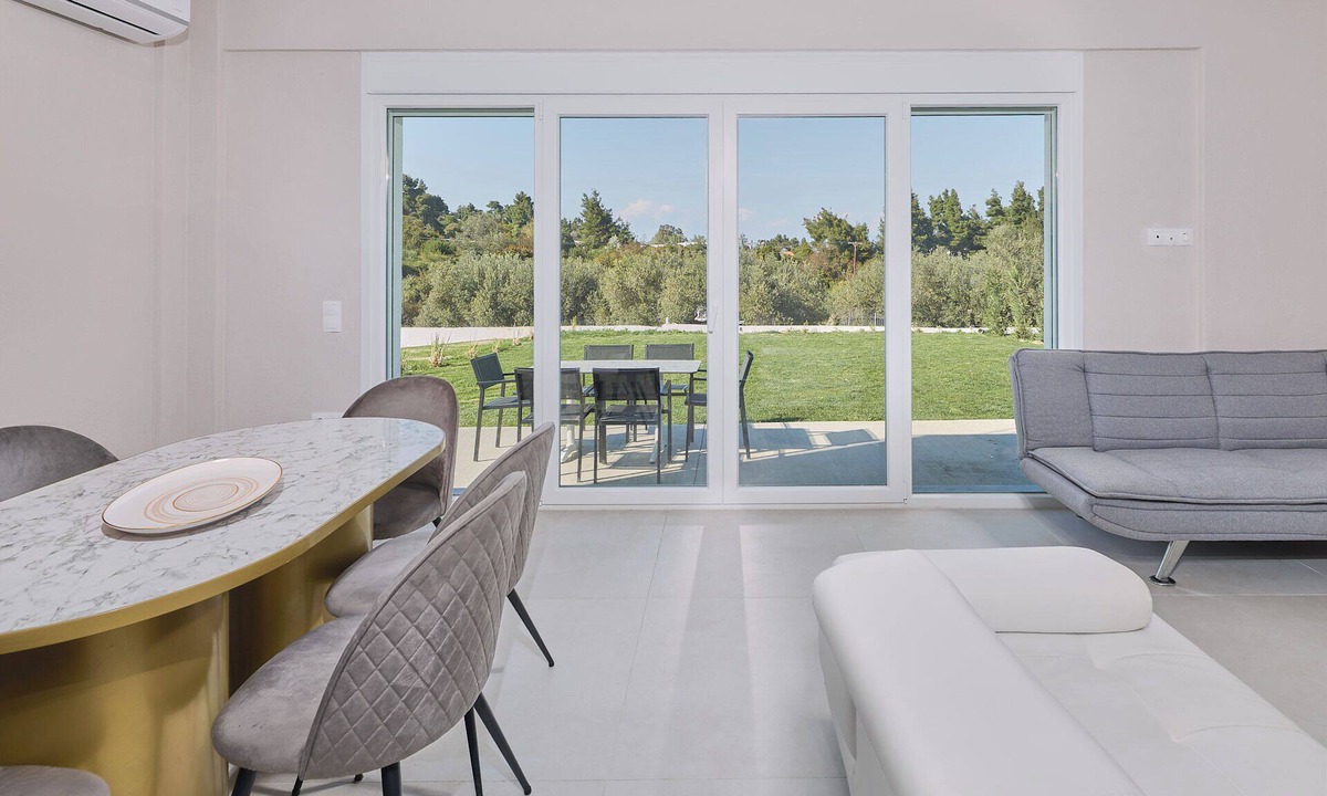 Kriopigi Villa | Halkidiki Villa with Private Garden | Peaceful Luxury Stay for 8