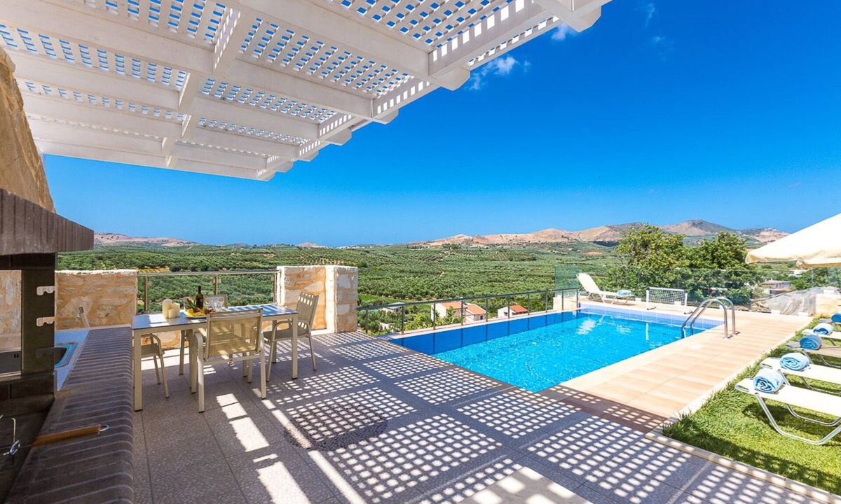 Geropotamos Villa | Kampos Villa I, Nature Living with Heated Pool
