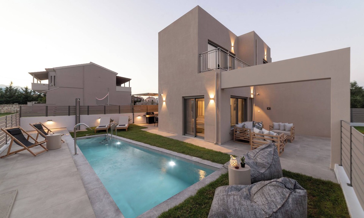 Asprouliani Villa | KS3 Exclusive Luxury Villa with 3BR Private Pool, 3,5 Baths & BBQ
