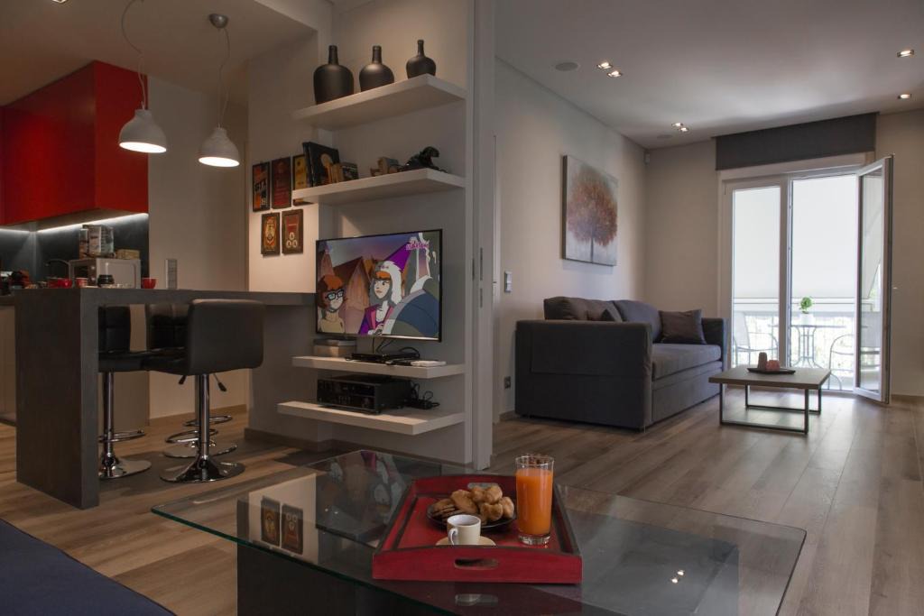 Kinosargous Apartment | Luxury 2 bdrm apartment 10' minutes walk from the Acropolis