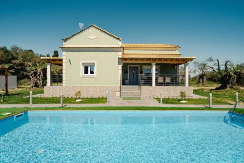 Lefkimmi Villa | Luxury Villa Kokos-Private Pool in a Serene Natural Private Estate