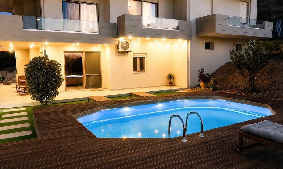 Malevizi Apartment | Olive & Raki Luxury Pool Villa, Crete Garden Oasis