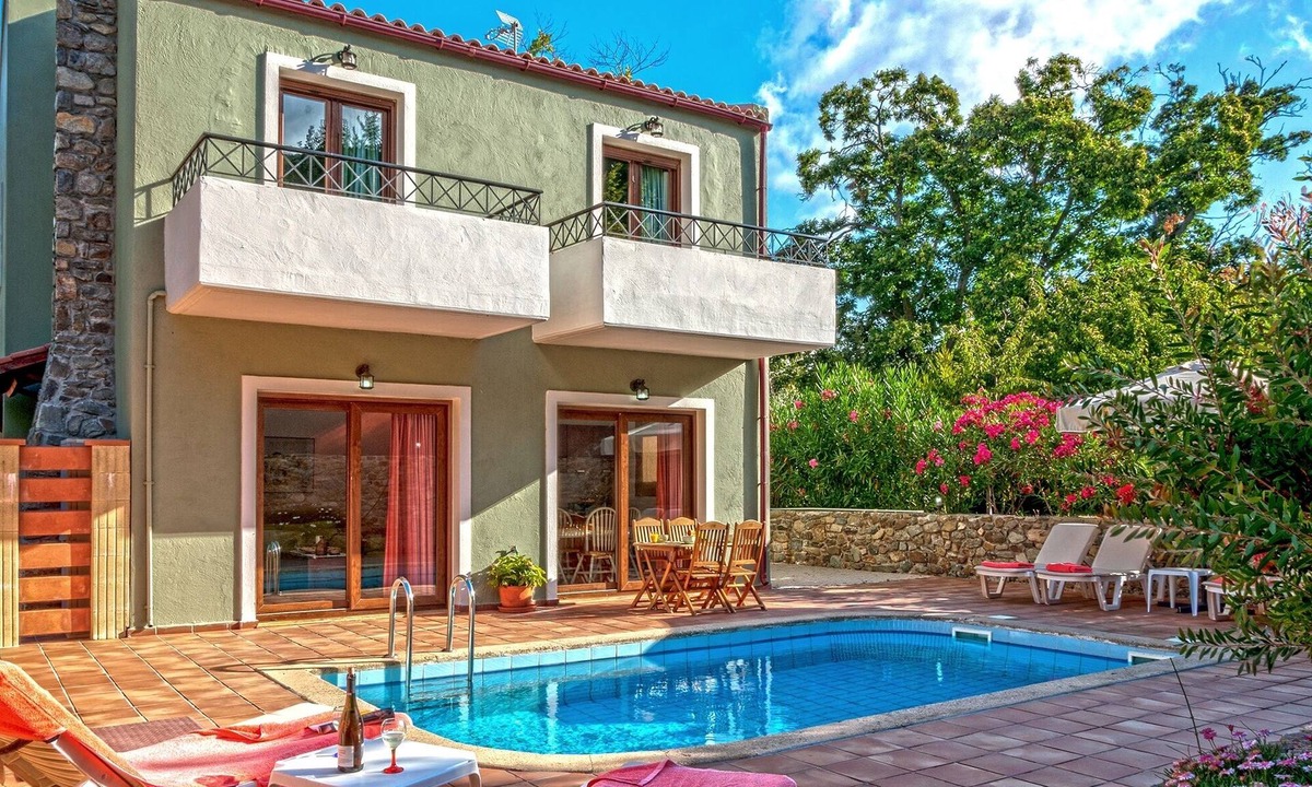 Milia Villa | Pool and jacuzzi villa near Elafonisi beach