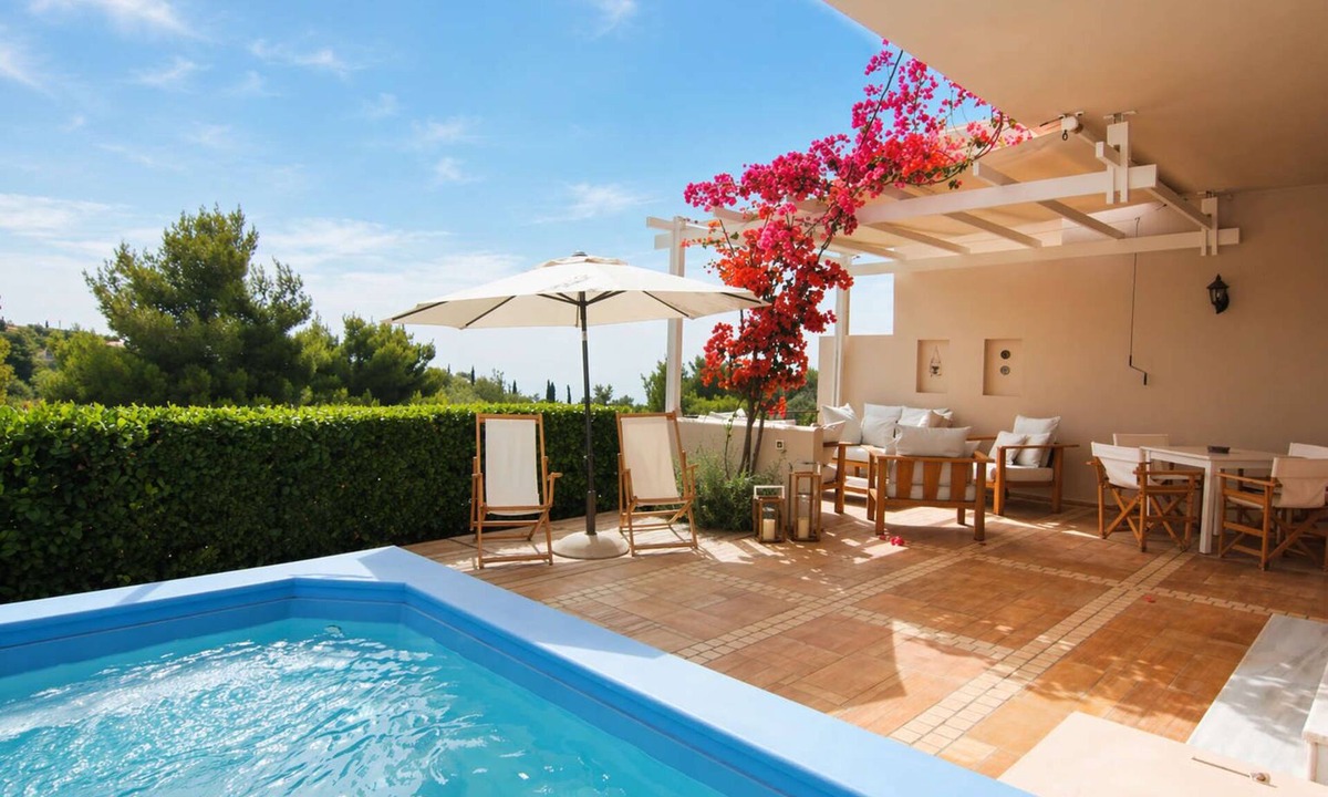 Kosta Villa | Porto Cheli 4Bedroom Villa Plunge Pool & SeaView 2