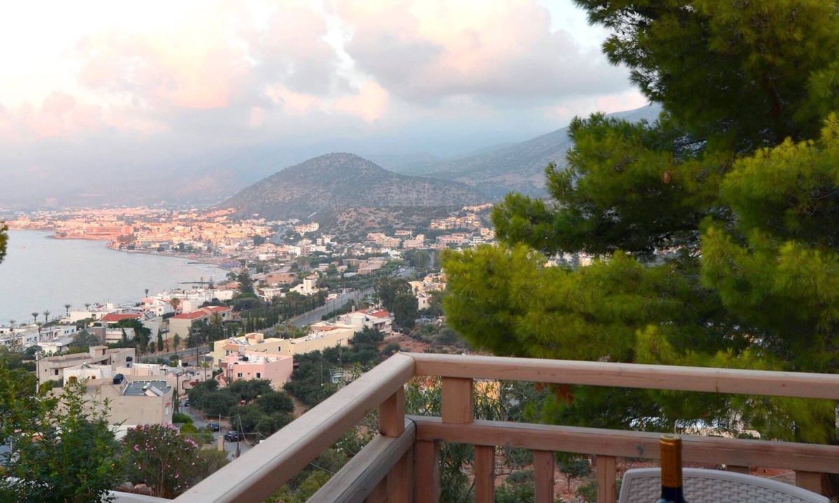 Stalida Villa | R 3010 Villa Eadric with Sea View, Sofa Bed & Two Balconies.