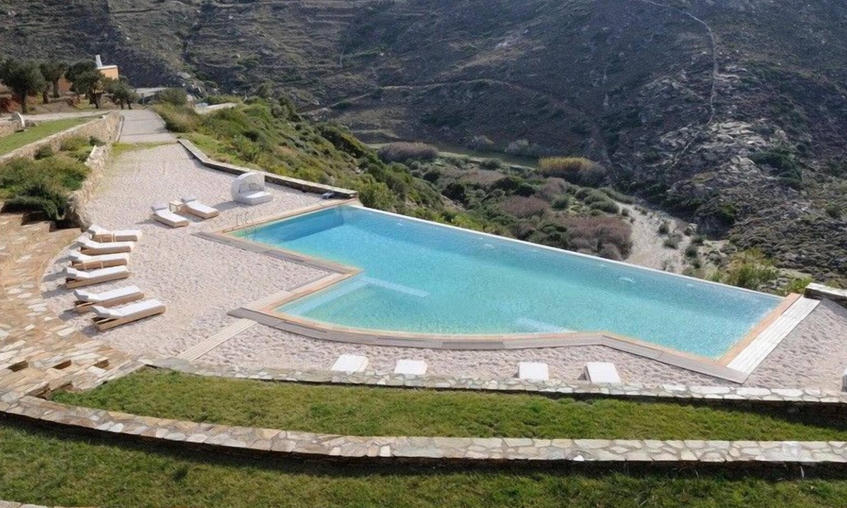 Andros Villa | R 722 Spacious Villa with Magnificent Sea View Breakfast Included
