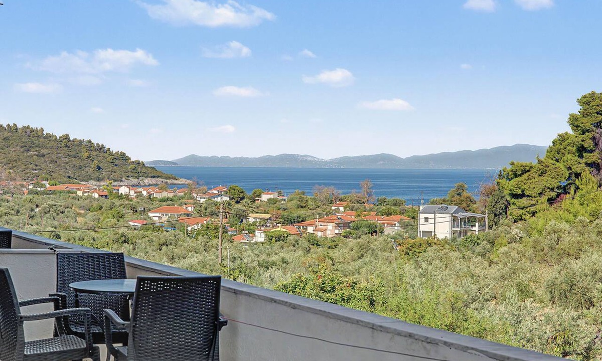 Psaropouli Apartment | Room 'Orama 32' with Sea View, Wi-Fi and Air Conditioning