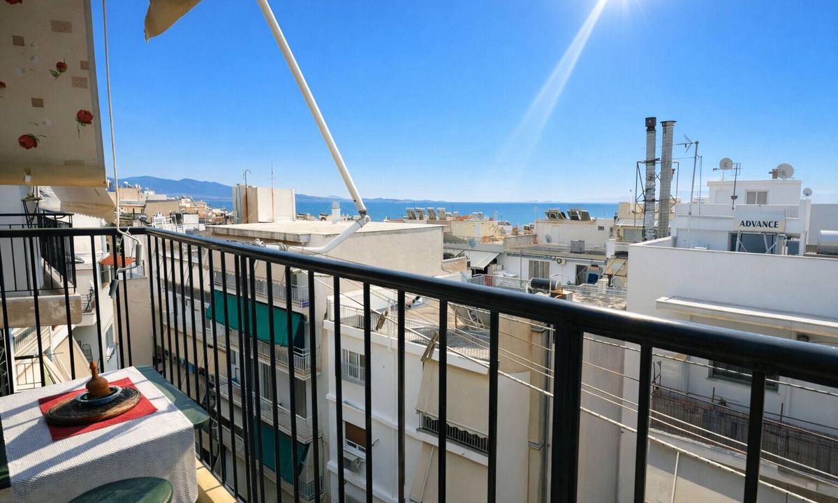 Peiraiki Apartment | Sunny Terrace Sea View Apt in Piraeus by ΜΡS
