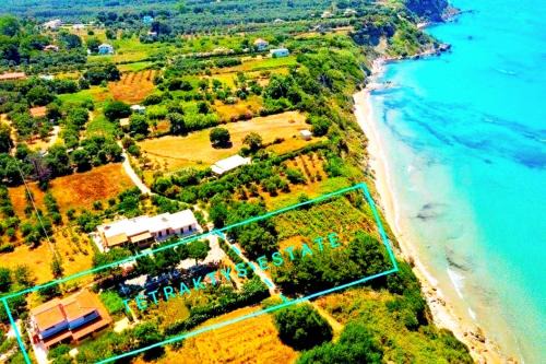 Agios Matthaios Apartment | TETRAKTYS ESTATE beachside seaview ΥΔΩΡ with big garden
