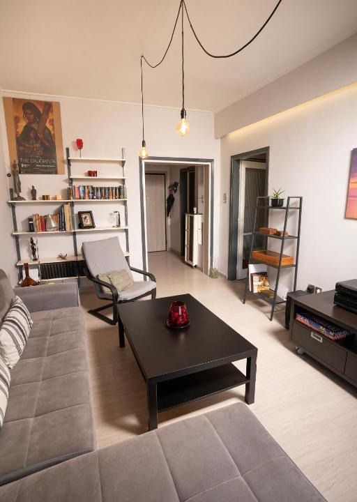 Ano Patisia Apartment | The Angel Suite by The Grid Collective, 1Gbps Fiber, 3' Metro, Executive Art-Stay
