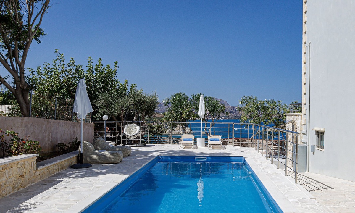 Plaka Villa | Thea Sea View Villa, with Private Pool & Walking distance to the beach