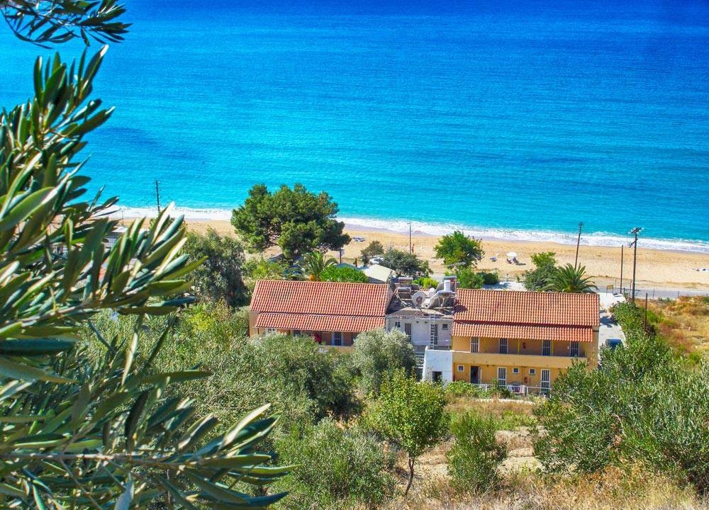 Agios Georgios Pagon Apartment | Vistonia Ferienwohnung 4 - direkt am Strand mit Meerblick