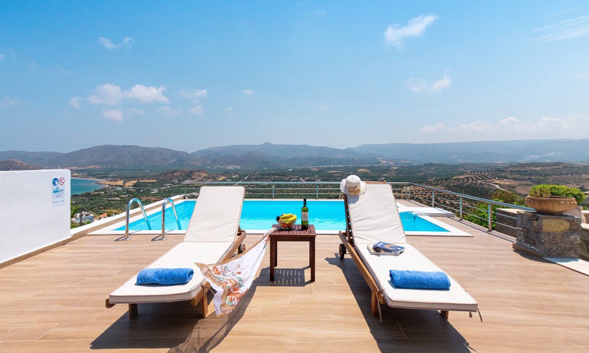 Vigla Villa | Villa Aeolos – Private Swim Spa, Sea View, Wi-Fi, Air Conditioning