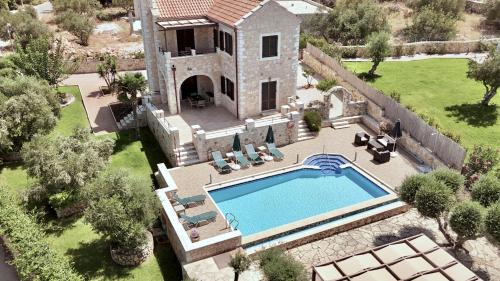 Kokkinon Khorion Villa | Villa Afrati Sea Views Pool AC