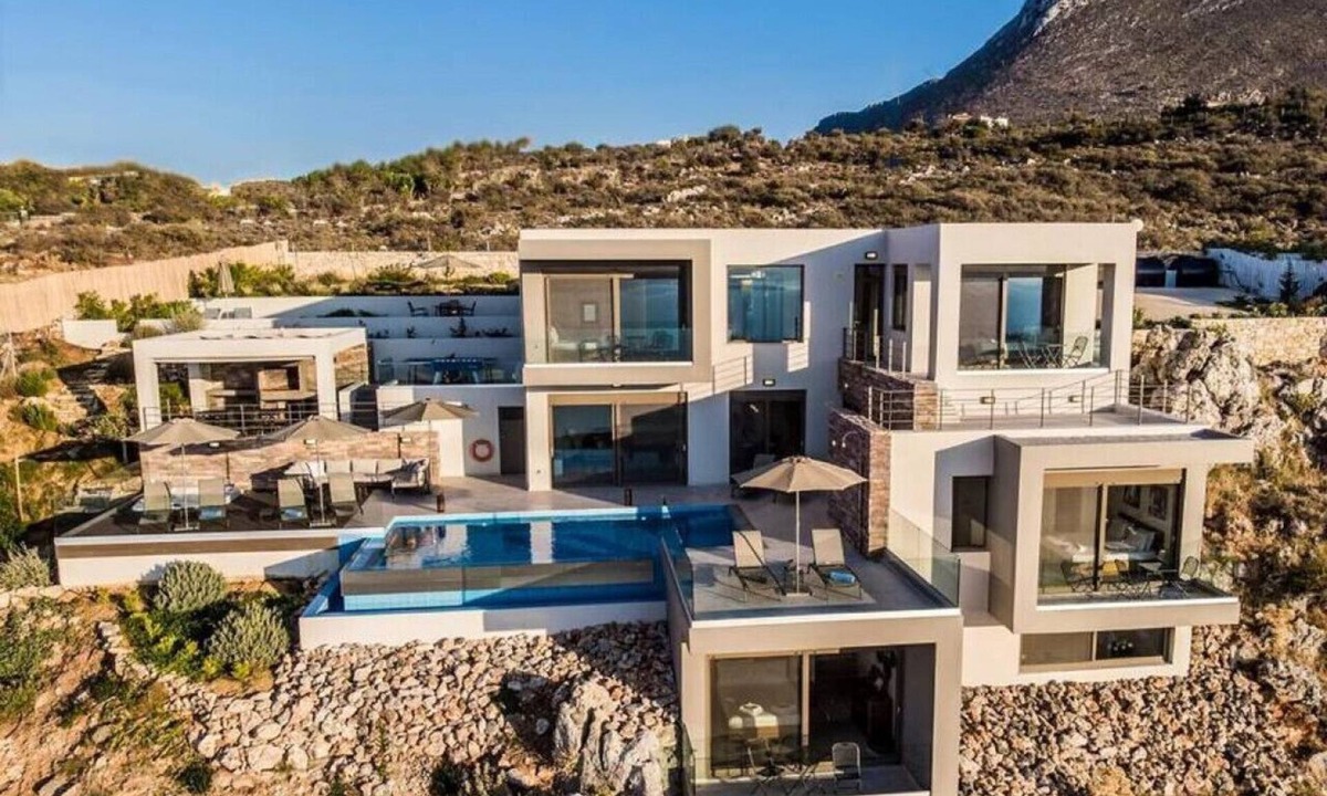 Apokoronas Villa | Villa Akri-Blue Spirit near Almyrida 4BD 4B