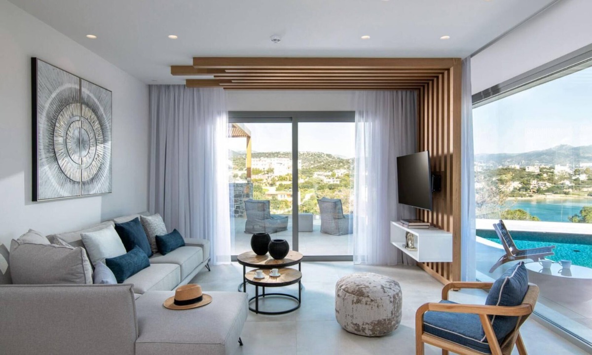 Ammoudara Villa | Villa Anemos Heated pool