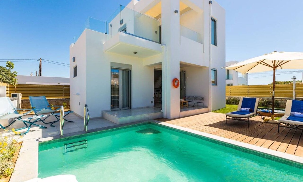 Pigianos Kampos Villa | Villa Melia bythe beach Thalasses villas by Domisi