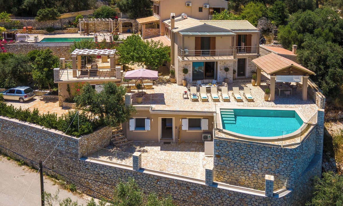 Gaios Villa | 🏡 Villa Ozias – Luxurious Modern Villa with Private Pool & Ionian Sea View