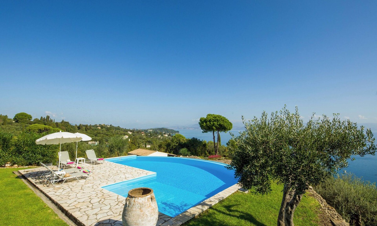 Perama Villa | Villa Pelagos & guest house, undoubtedly has one of the best views in Corfu.