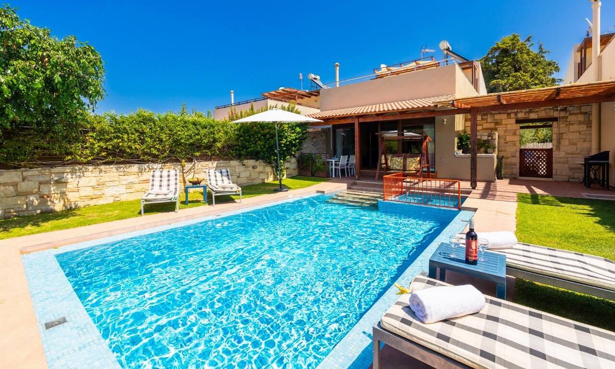 Platanias Town Villa | Villa Portokalia - Two Bedroom Villa, Sleeps 4
