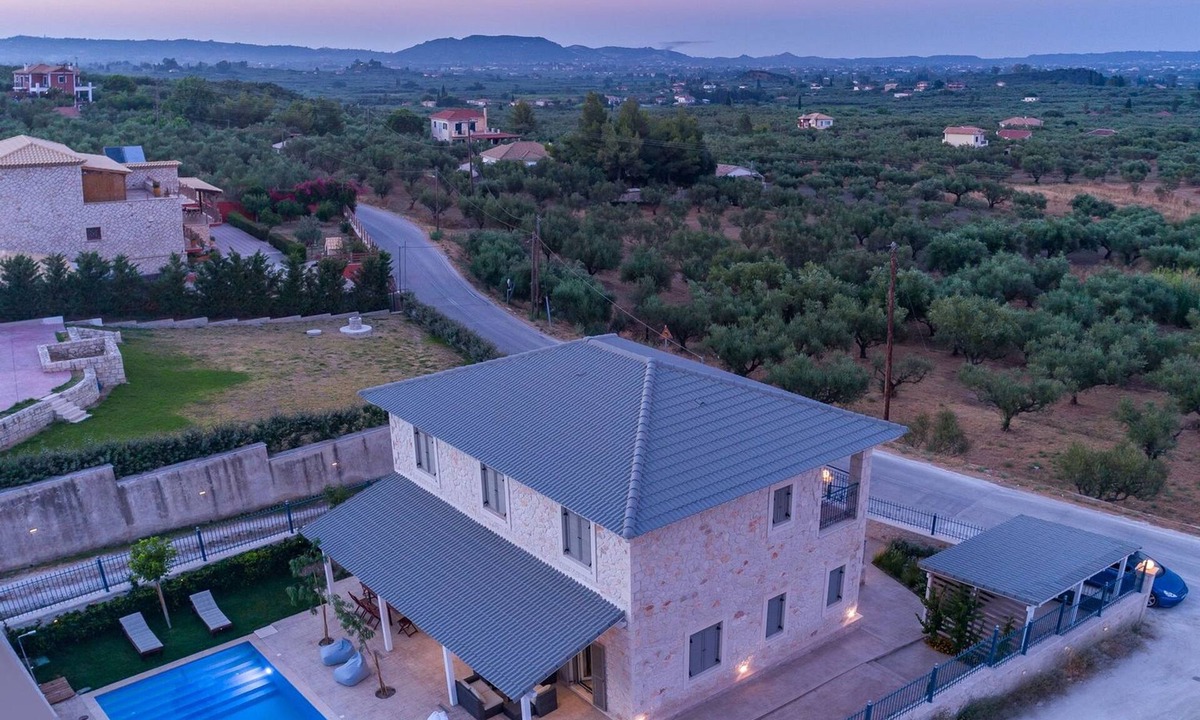 Lagopodo Villa | ZANTE SOLEIL - High-end stone villa with 4BD, .