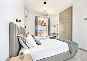 Flora Beach Studio 5 - mit wunderschönen Meerblick nur 50m vom schönen Sandstrand entfernt in Agios Georgios Pagon