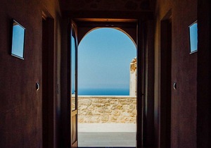 Sea view villa with swimming pool, jacuzzi and steam bath in rethymon