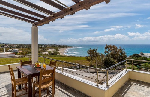 Fragkokastello Apartment | 1st Floor Apartment with view to Libyan Sea
