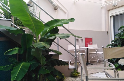 Nea Chora Apartment | 30m² studio 90m from the beach in Chania Self Check‑in Parking Garden Fast WiFi