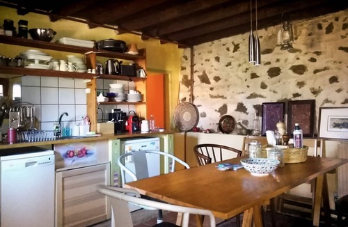 Sidirochori Villa | A century old stone House Overlooking The Kastoria Lake