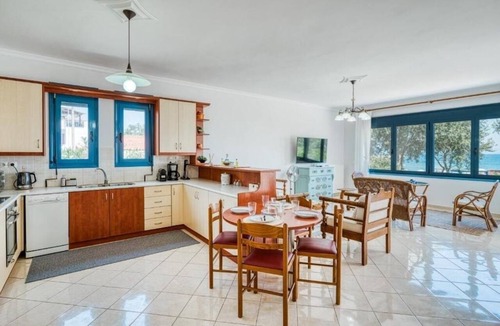 Karfas House | Aegean Horizon Karfas – Beachfront Living, Open Sea Views, Pure Aegean Calm