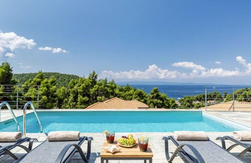Elios Villa | Alluring Skopelos Villa | Villa Artemis | 2 Deluxe Bedrooms | Panoramic Sea View
