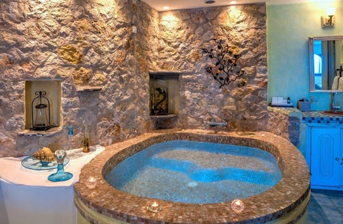 Akrotiri Apartment | Althene Suite, Divine Sea and Caldera Views,Furnished Balcony, Indoor Jacuzzi