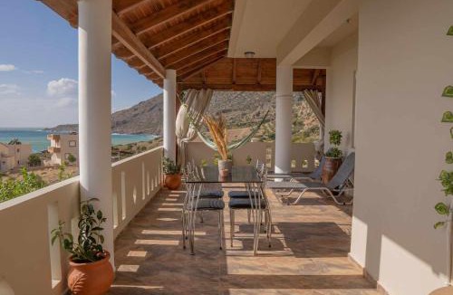 Gortyna Apartment | Anna Maria apartment with a spectacular sea view near the beach