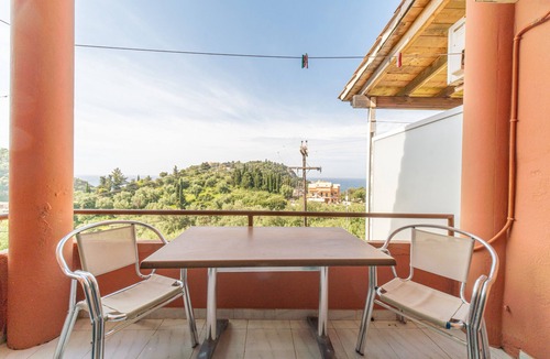 Lakones Apartment | Apartment Arianna 10 with Sea View, Shared Pool & Wi-Fi