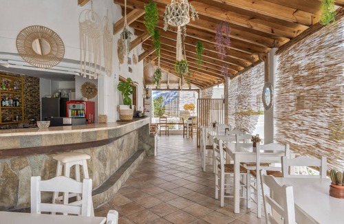 Kalymnos Town Apartment | Apartment 'Double Room No 1' with Mountain View, Wi-Fi and Air Conditioning