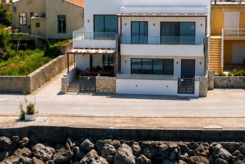 Kalyves Villa | Aqua Vista-Villa Horizon Luxury Sea front villa with Jacuzzi & Endless sea view