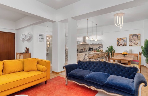Exarhia Apartment | Athens City Views - 4BR Luxury w/Chef's Kitchen & Balconies